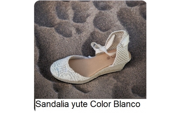 Sandalia de yute 5 cuerdas de pala...
