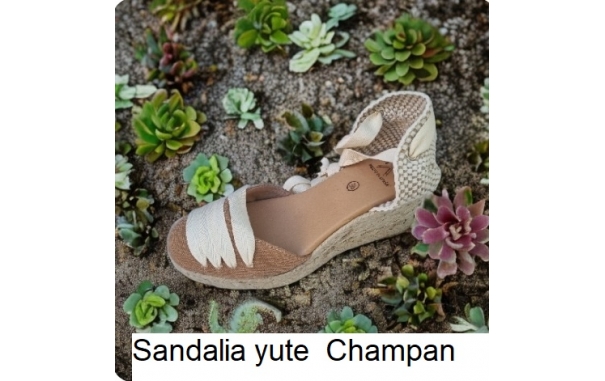Sandalia de yute 5 cuerdas de pala...