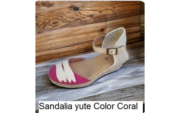 Sandalia de yute 5 cuerdas de pala...