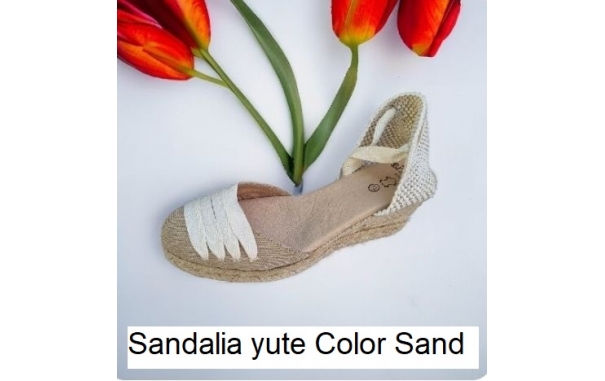 Sandalia de yute 5 cuerdas de pala...