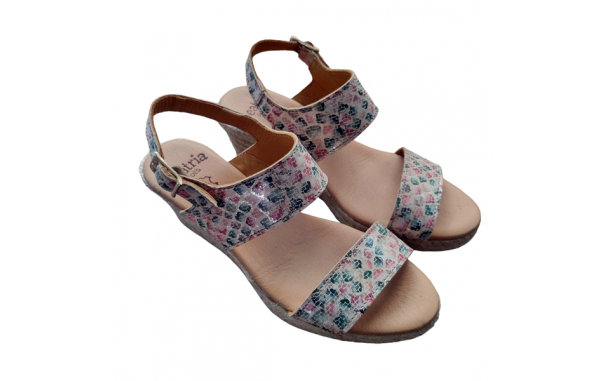 Sandalias de Yute 5 Cuerdas en Piel...