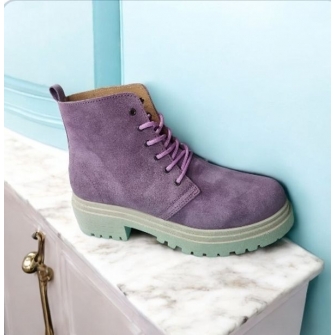 Bota Piel Serraje Estilo Dr...