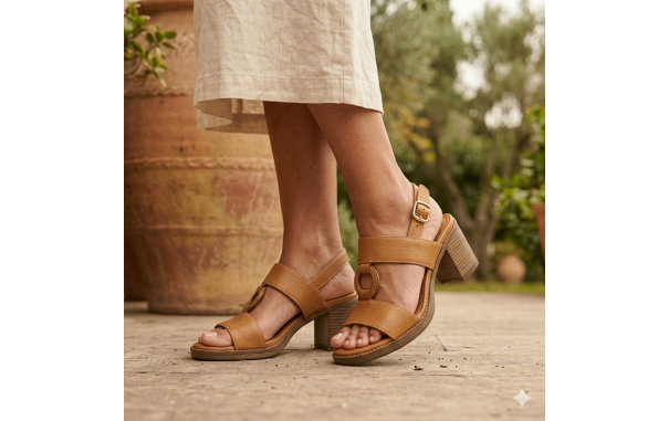 Sandalias de Piel Modelo Tina |...