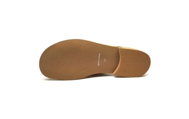 Sandalia Plana Griega de  Piel Hecho en España