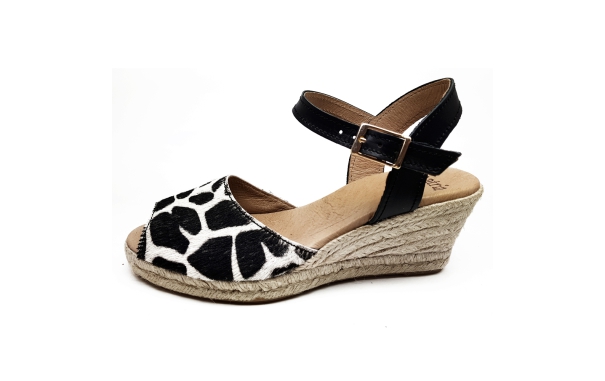 Alpargata Cuña Esparto  5 Cuerdas Animal Print Leopardo Alpargata Cuña Esparto  5 Cuerdas Animal Print Leopardo